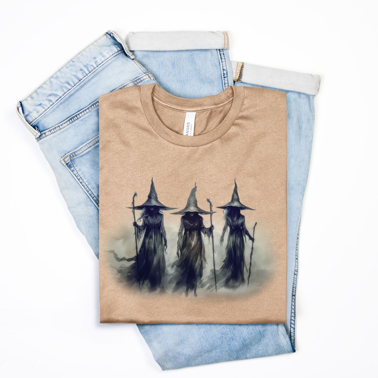 Witch Sisters Tee Shirt Unisex Tee 3001