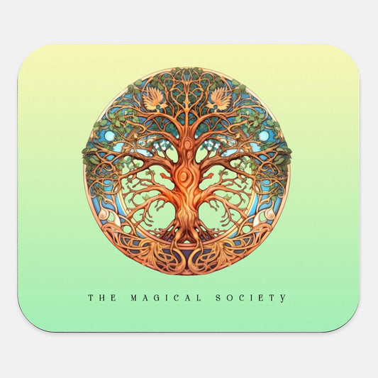 Tree of Life Green Mouse Pad (Rectangle)