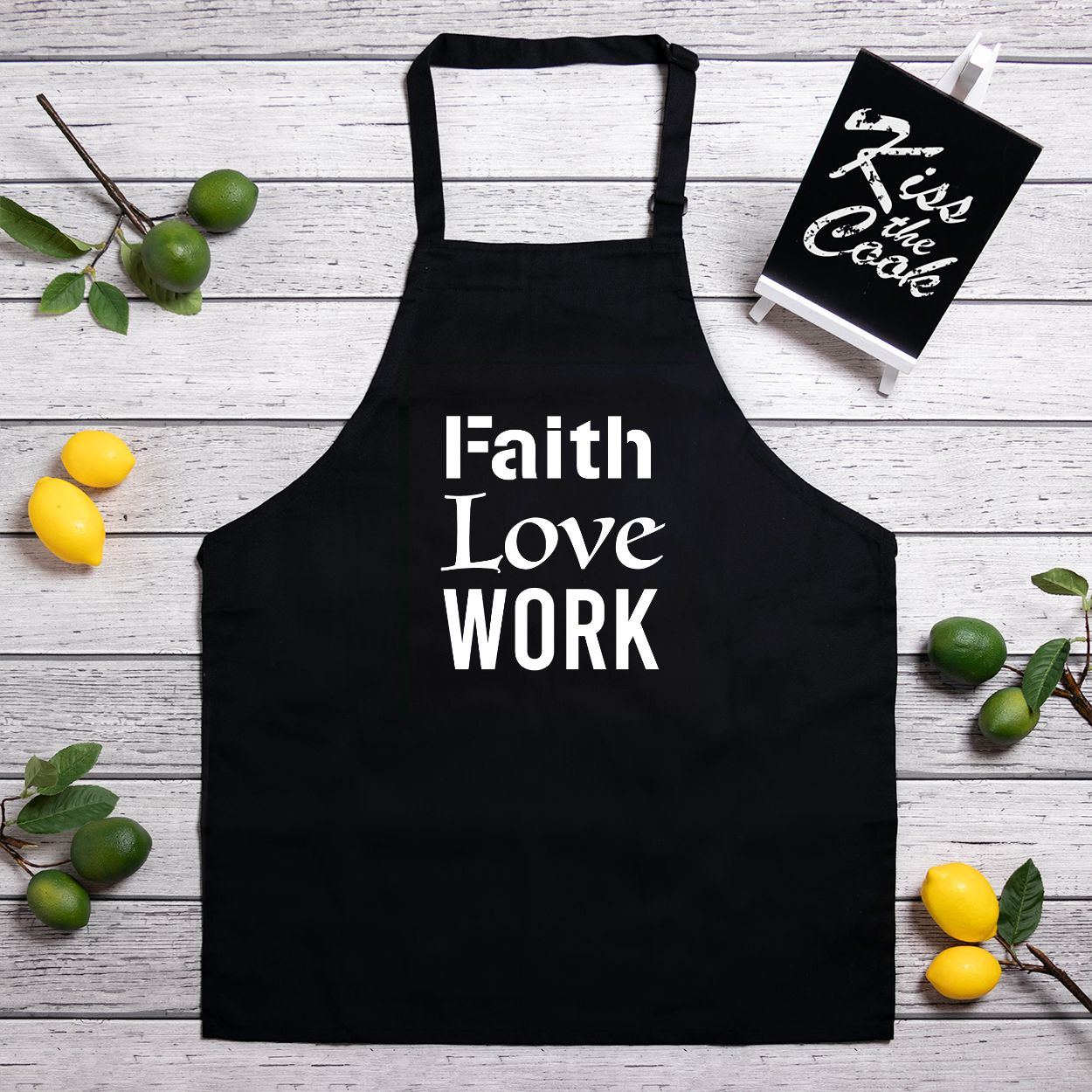 Faith Love Work Apron (Full-Length)