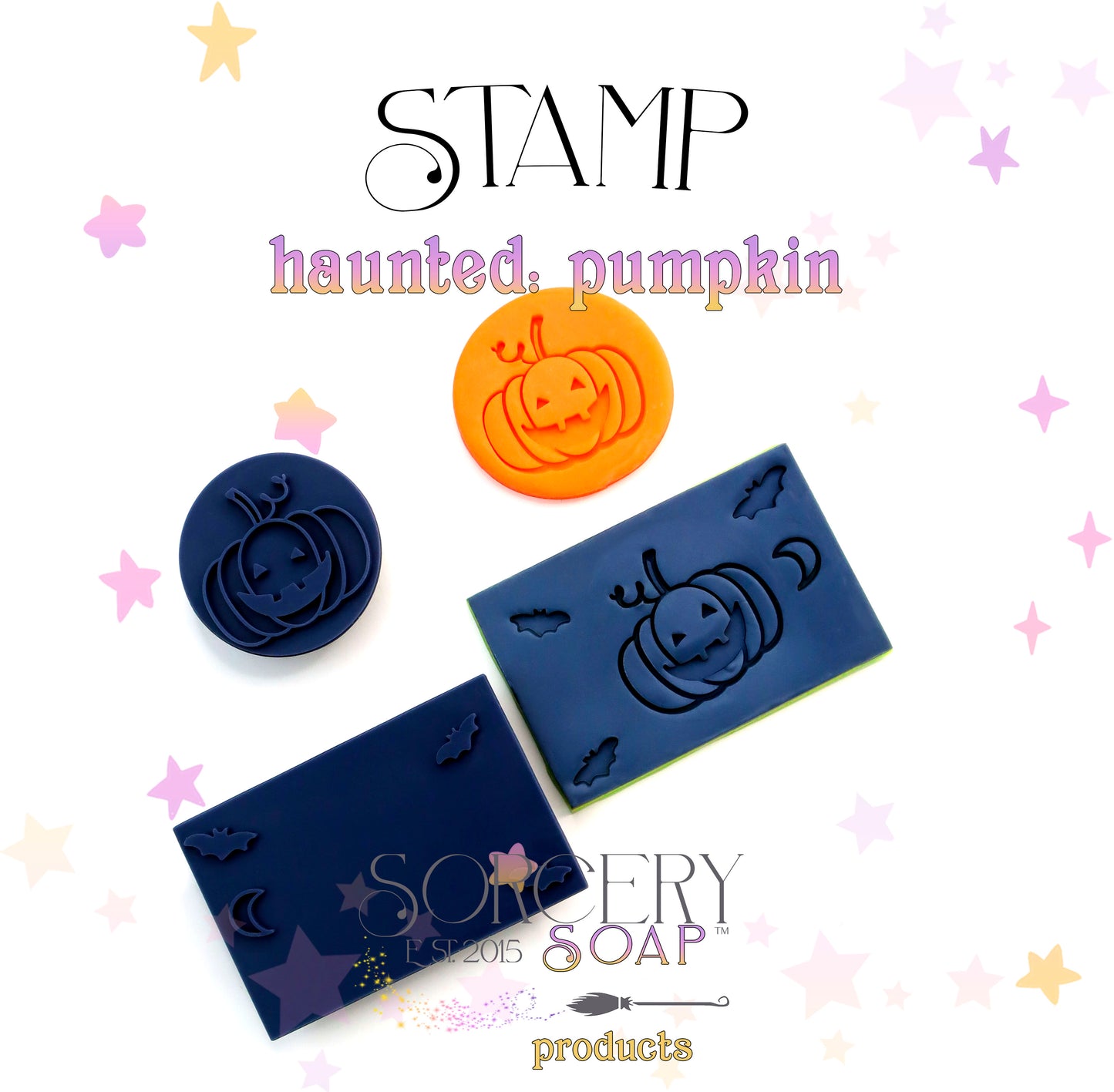 Haunted Pumpkin Stamp