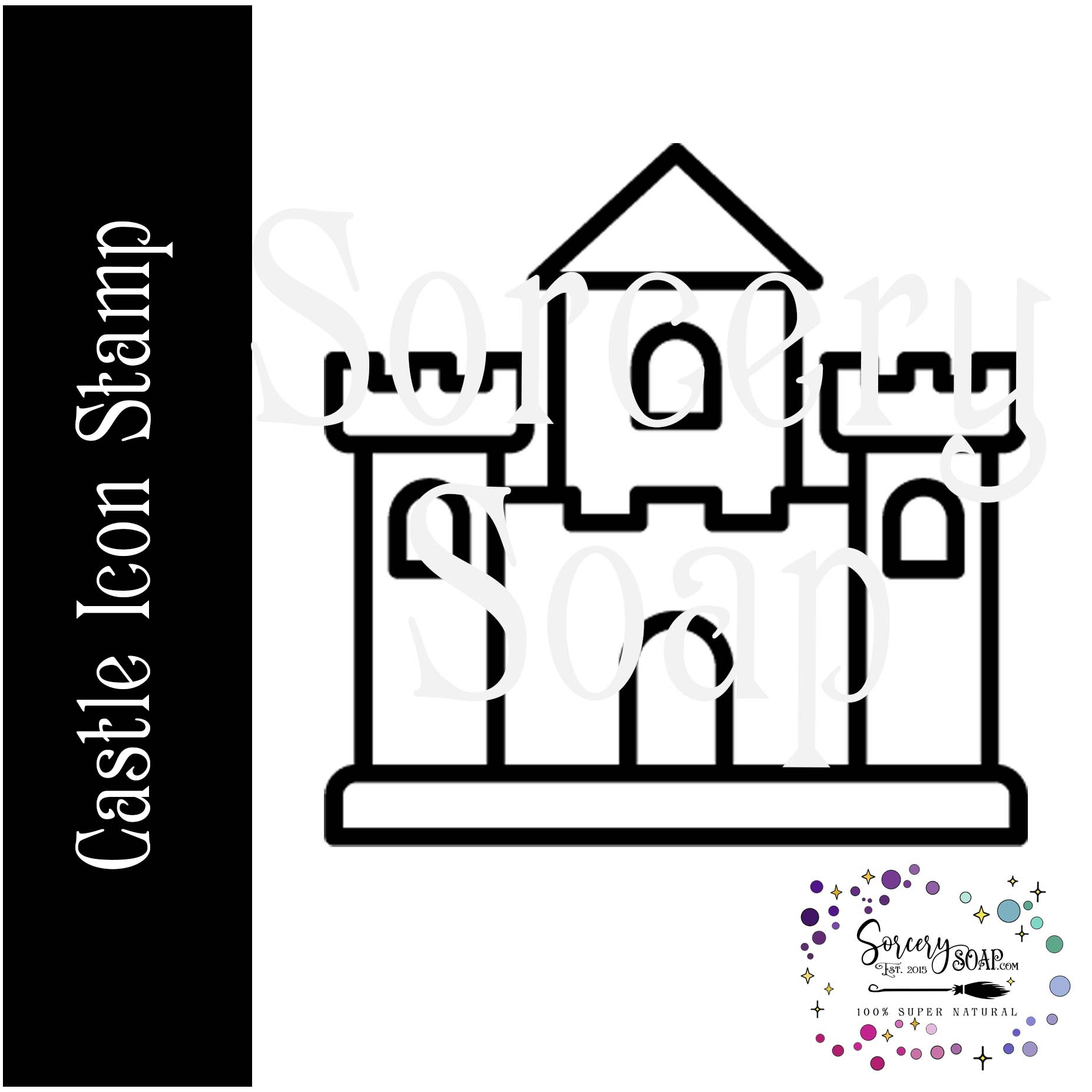 Castle Icon Soap Stamp