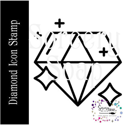 Diamond Icon Soap Stamp