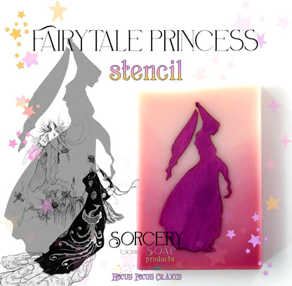 Female Women Stencils Fairy Tale Princess 