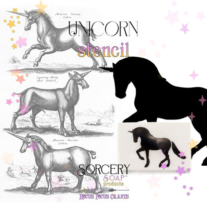Horse Stencils Unicorn