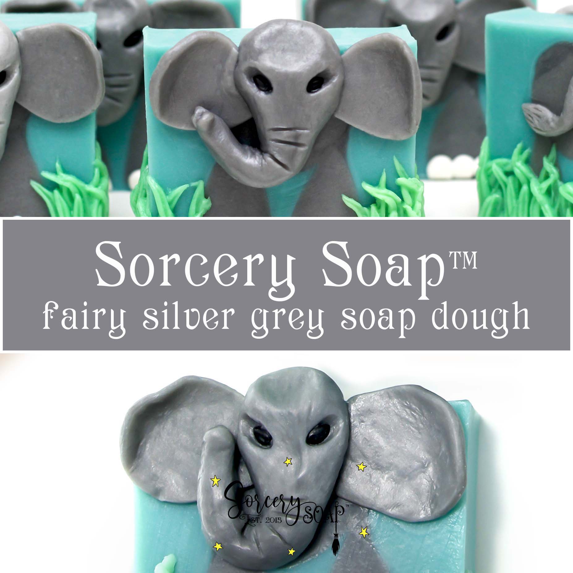 Basic Soap Dough Fairy Silver Grey