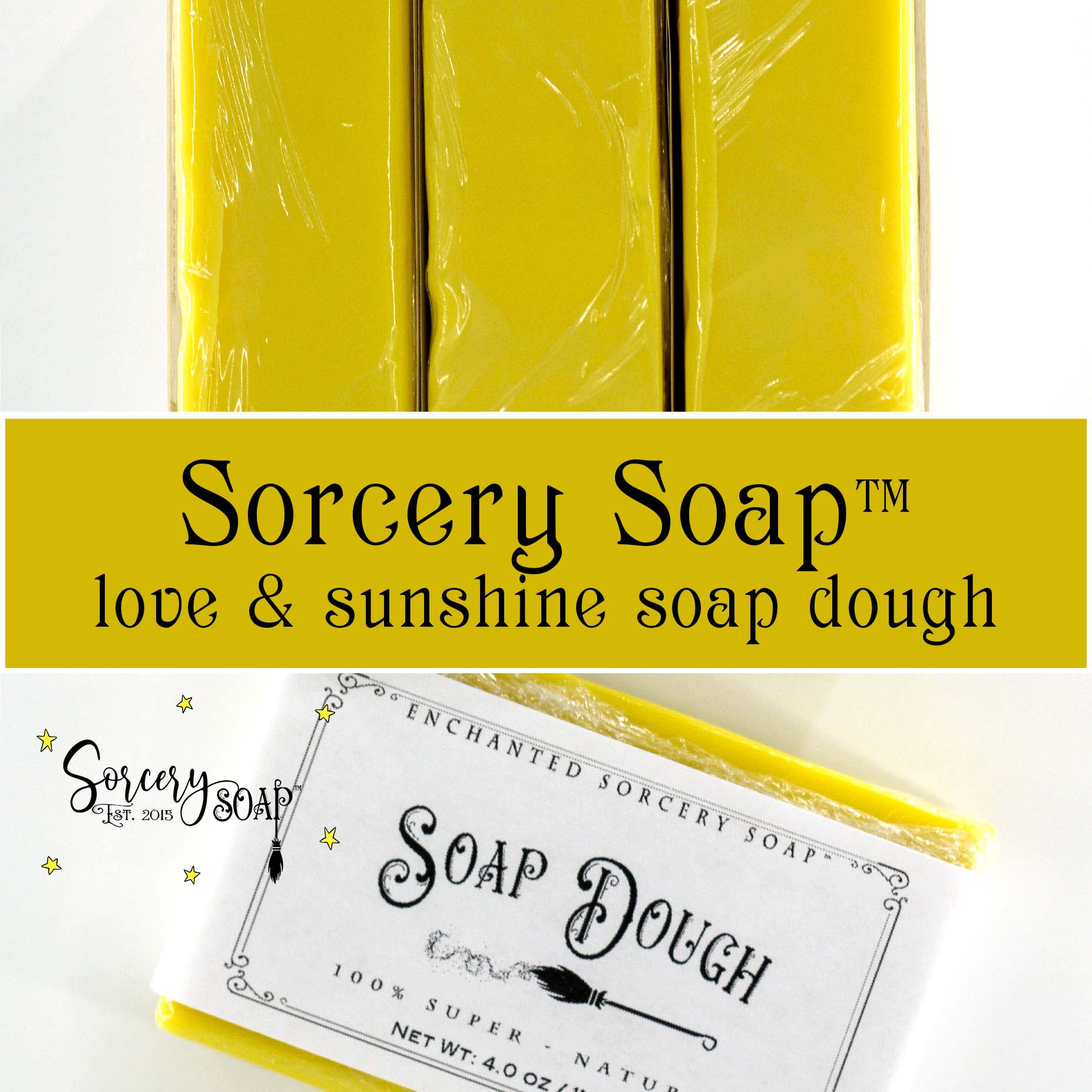 love sunshine soap dough