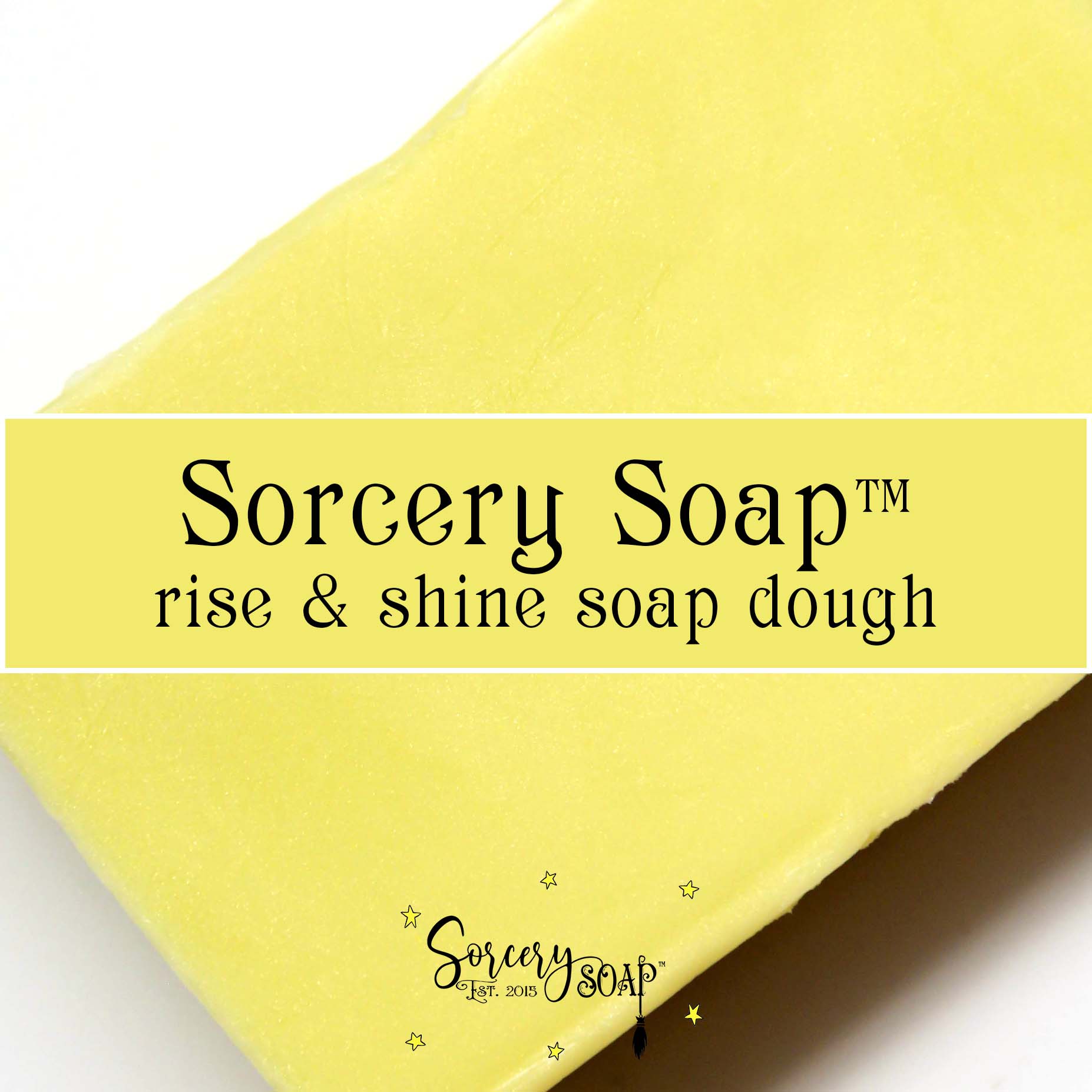 rise and shine yellow soap dough