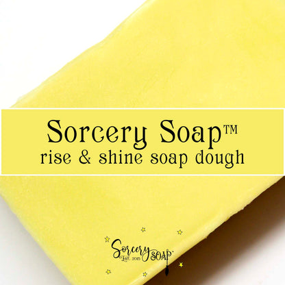 rise and shine yellow soap dough