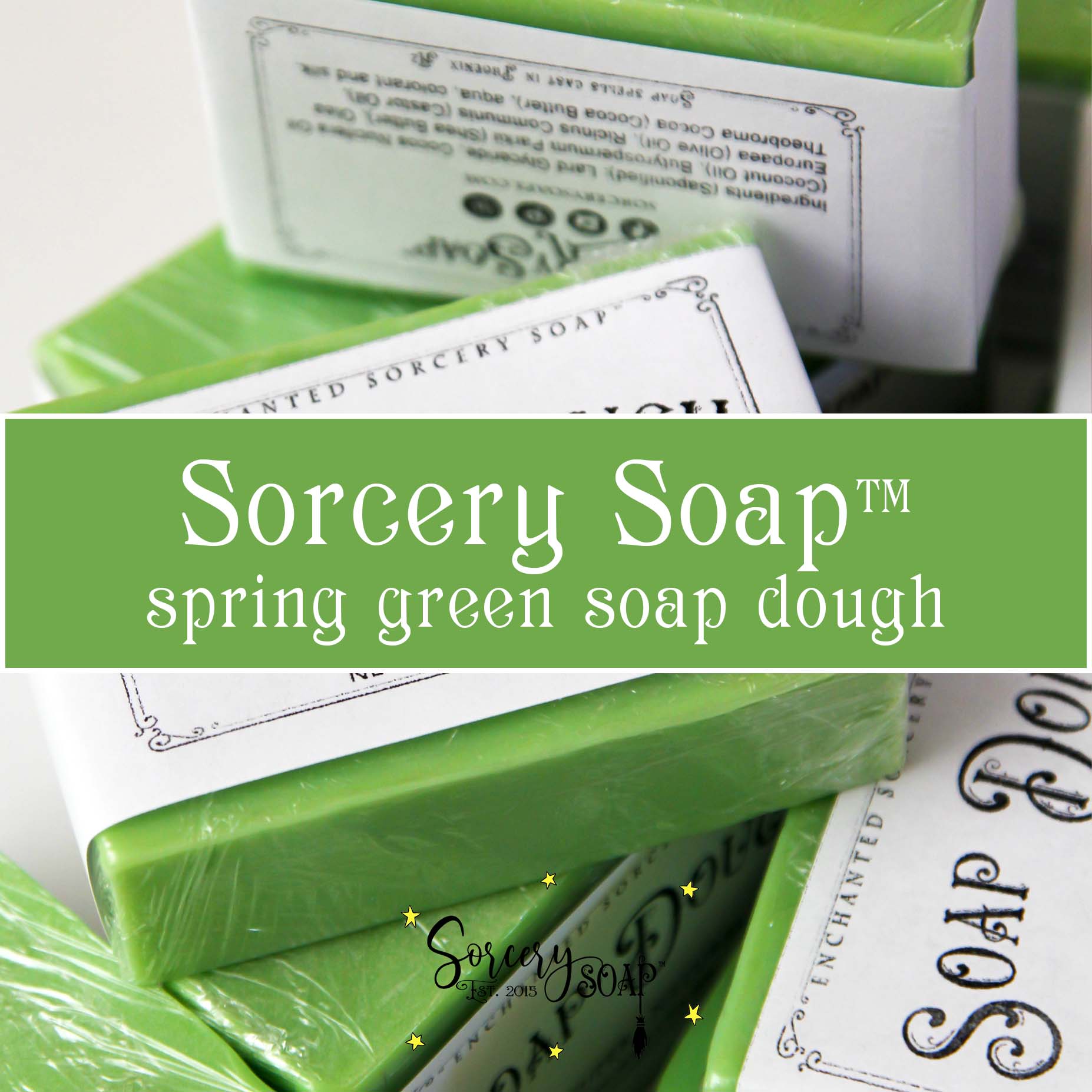 Spring Green Soap Dough