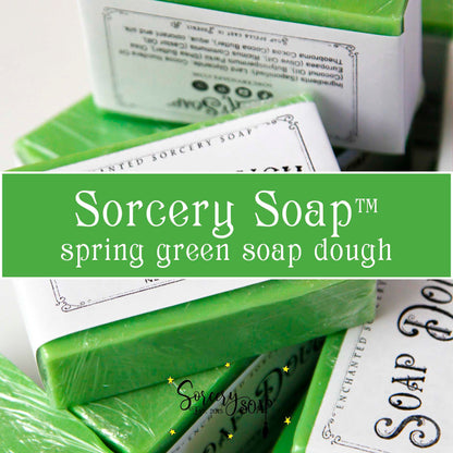 Spring Green Soap Dough