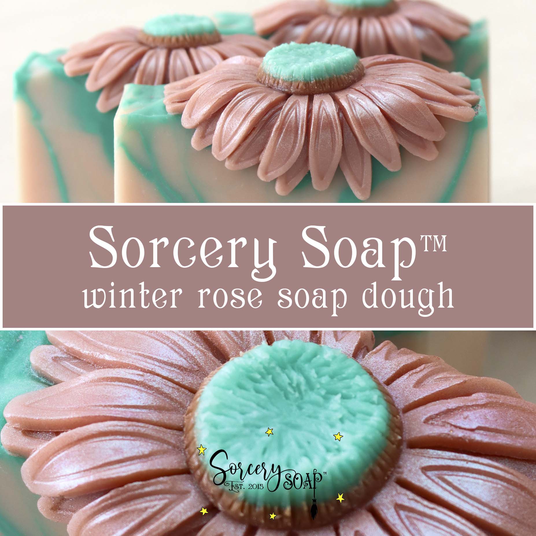 Winter Rose Soap Dough