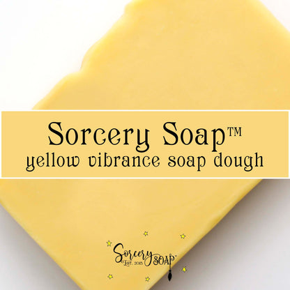 yellow vibrance soap dough
